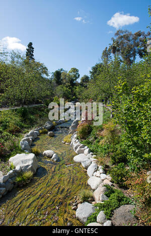 Au cours d'un jardin japonais, le japonais jardin de l'Amitié, San Diego, Californie Banque D'Images