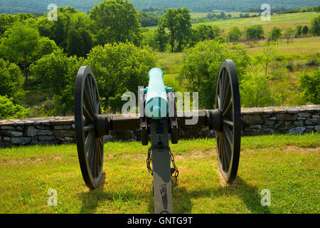 Cannon, champ de bataille National d'Antietam, Maryland Banque D'Images