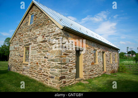 Thomas ferme maison en pierre, champ de bataille National de bataille, Maryland Banque D'Images