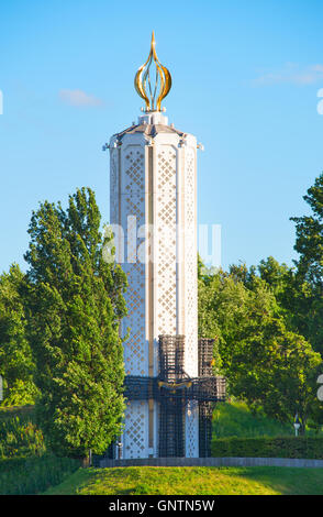 Monument de victimes de la famine dans la région de Kiev, capitale de l'Ukraine. Banque D'Images