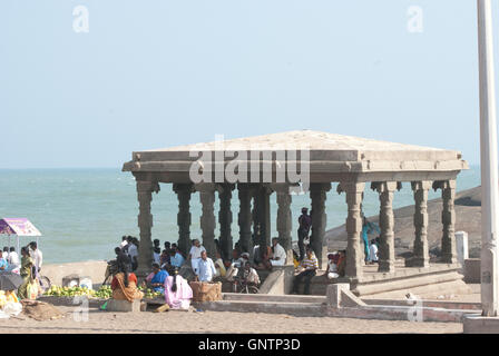 Gandhi Memorial, Kanyakumari, Tamil Nadu, Inde du Sud, l'Asie Banque D'Images