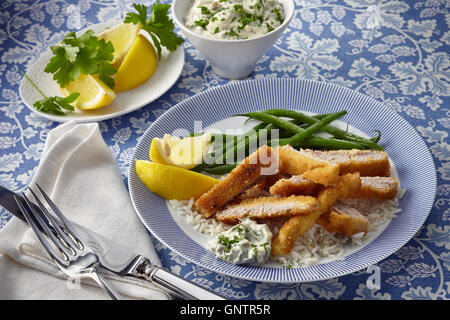 Schnitzel de porc Banque D'Images