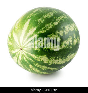 Watermelon isolé sur le fond blanc. Banque D'Images