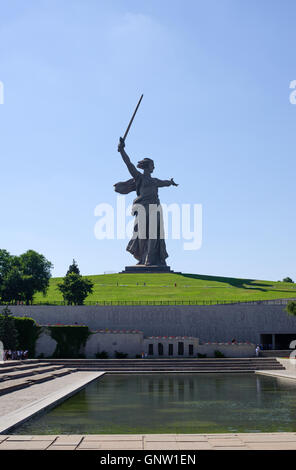 Volgograd, Russie - le 27 juin 2016:les appels de la mère patrie est une statue de Mamaïev Kourgan à Volgograd, Russie, commémorant la bataille Banque D'Images