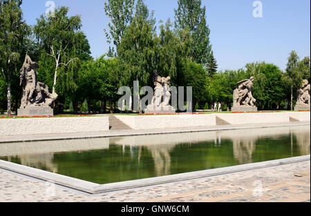 Volgograd, Russie . Place des Héros. Banque D'Images