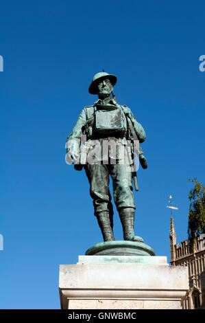 Le monument aux morts, Abbey Park, Evesham, Worcestershire, Angleterre, RU Banque D'Images