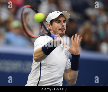 Flushing, New York, USA. 06Th Sep 2016. Andy Murray Vs Marcel Granollers sur Arthur Ashe Stadium de l'USTA Billie Jean King National Tennis Center le 1 septembre 2016 à Flushing Queens. Credit : MediaPunch Inc/Alamy Live News Banque D'Images