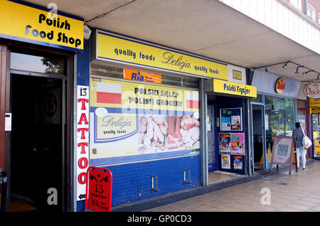 Polski Sklep Polish Aliments épicerie magasin à Crawley West Sussex UK Banque D'Images