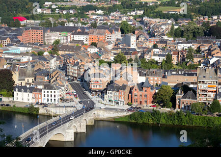 Vue sur une partie de la ville de Namur en Belgique. Banque D'Images