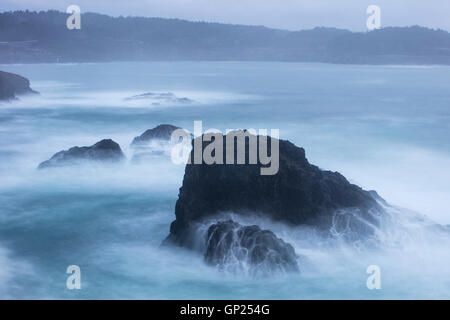 Côte déchiquetée de Mendocino, Californie, USA Banque D'Images