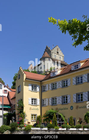 Château de Meersburg, le lac de Constance, Bade-Wurtemberg, Allemagne Banque D'Images