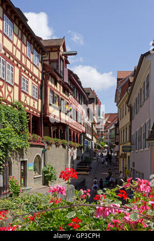Ville haute, Meersburg, Lac de Constance, Bade-Wurtemberg, Allemagne Banque D'Images