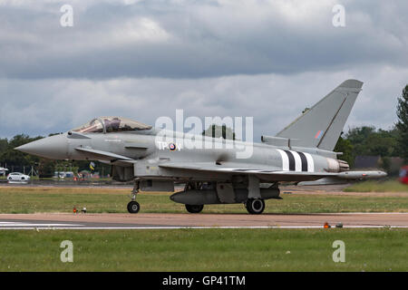 Royal Air Force (RAF), l'Eurofighter Typhoon de RAF Coningsby Banque D'Images