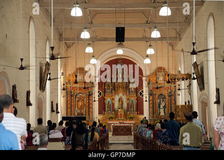 L'image de saint. ANDREW CHURCH à Bandra, Mumbai, Maharashtra, Inde Banque D'Images