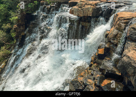 Teerathgarh bastar, Chhattisgarh, chutes, l'Inde, l'Asie Banque D'Images