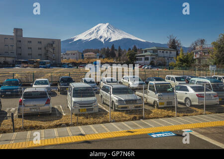 Les villages, le mont Fuji, Japon Banque D'Images