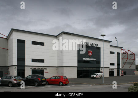 Morecambe, UK. 2e septembre 2016. Morecambe F C ont annoncé que d'affaires brésilien Diego Lemos a acquis une part majoritaire dans Morecambe F C Ltd sous réserve de consentement EFL. Crédit : David Billinge/Alamy Live News Banque D'Images