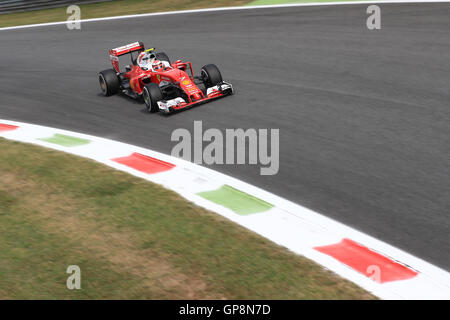 Monza, Italie. 06Th Sep 2016. Formula 1 Grand prix d'Italie, jour de pratique. La Scuderia Ferrari SF16-H &# x2013 ; Crédit : Kimi Raikkonen Plus Sport Action/Alamy Live News Banque D'Images