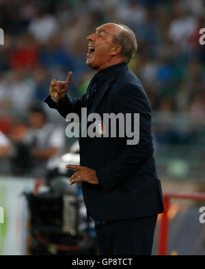 Bari, Italie. Du 1er septembre 2016. Giampiero Ventura à friendly match de foot entre l'Italie et la France au stade San Nicola de Bari en Italie. © Ciro De Luca/ZUMA/ZUMAPRESS.com/Alamy fil Live News Banque D'Images