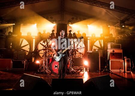 Segrate Milan, Italie 2 septembre 2016 Ministri effectuer live au Circolo Magnolia Crédit : Roberto Finizio/ Alamy Live News Banque D'Images