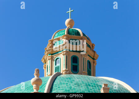 Dôme de Santuario Maria Santisima Addolorata, Chiesa Addolorata, Piazza dell Addolorata, Marsala, Sicile, Italie Banque D'Images
