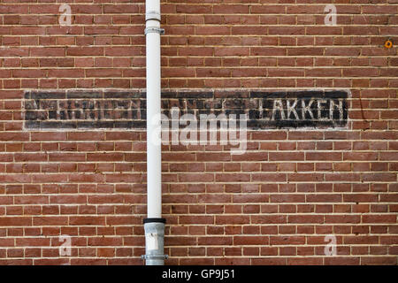 S'est évanoui à signer sur un mur à Amsterdam Hollande Pays-Bas Banque D'Images