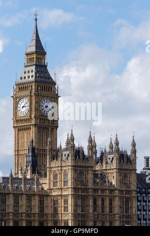 Big Ben et le Palais de Westminster, Londres Angleterre Royaume-Uni UK Banque D'Images