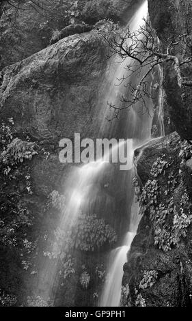 L'image de cascade de Mahabaleshwar, Hill station Maharashtra, Western Ghats, mousson, Inde Banque D'Images