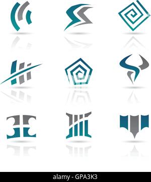 Vector Illustration d'Antique style Abstract Icons Illustration de Vecteur