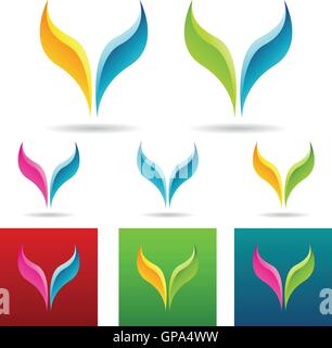 Eps vecteur illustration de poissons colorés tails Illustration de Vecteur