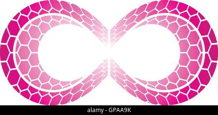 Illustration du symbole de l'Infini Design isolé sur fond blanc Illustration de Vecteur