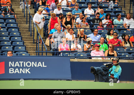 La foule lors de la coupe du tournoi de tennis de Roger 2016 à Toronto. Banque D'Images