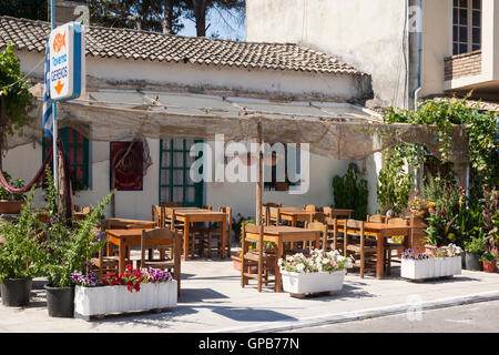 Taverna, Gouvia, Corfu, Grèce Banque D'Images