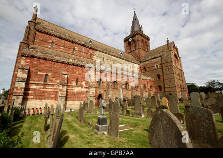 St Magnus Cathedral Kirkwall Orkney Banque D'Images