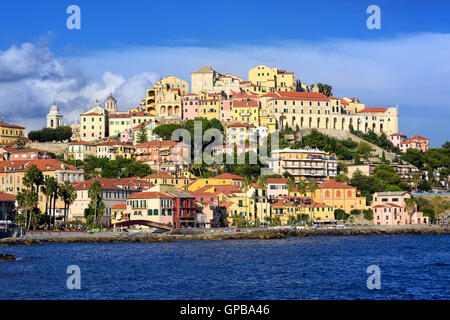 Porto Maurizio, de la vieille ville d'Imperia, Italie Banque D'Images