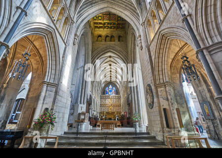 Intérieur de la cathédrale Southwalk, Londres Banque D'Images