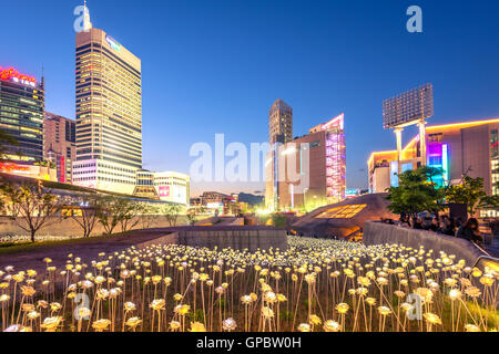 Conception Dongdaemun Plaza,à Séoul en Corée. Banque D'Images
