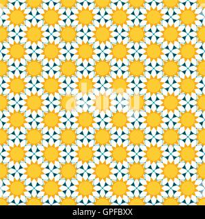 Modèle transparent avec fleurs de camomille vecteur. Illustration de Vecteur