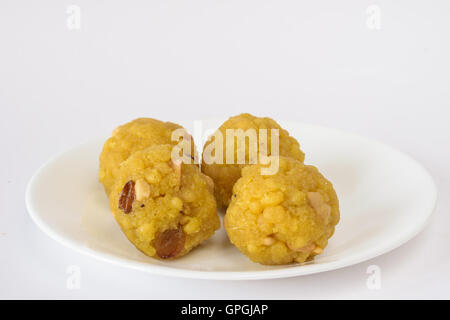 Indian sweet - boondi laddoo Banque D'Images