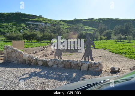 Gath, tel Zafit, Gath des Philistins, Israël Banque D'Images