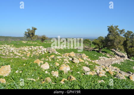 Gath, tel Zafit, Gath des Philistins, Israël Banque D'Images