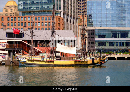 Le Boston Tea Party Museum, Boston, États-Unis Banque D'Images