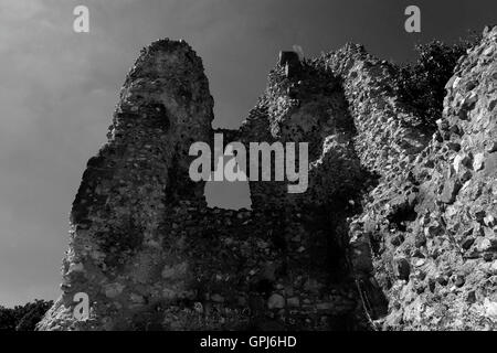 Château de WOLVESLEY (noir et blanc) Banque D'Images