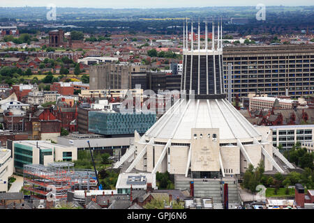 Cathédrale Métropolitaine de Liverpool, Liverpool, Angleterre, Europe Banque D'Images