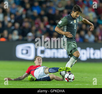 Ullevaal Stadion, Oslo, Norvège. 08Th Sep 2016. Qualification Coupe du Monde de Football. Norvège, contre l'Allemagne. Sami Khedira de l'Allemagne en action lors de la Coupe du Monde de football match de qualification à l'Ullevaal Stadion d'Oslo, Norvège. Credit : Action Plus Sport/Alamy Live News Banque D'Images