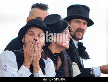 Hull, Royaume-Uni. Le 4 septembre, 2016. l'errance orquestra, Hull freedom festival, UK, 4 septembre 2016, crédit : Matthieu appleyard/Alamy live news Banque D'Images