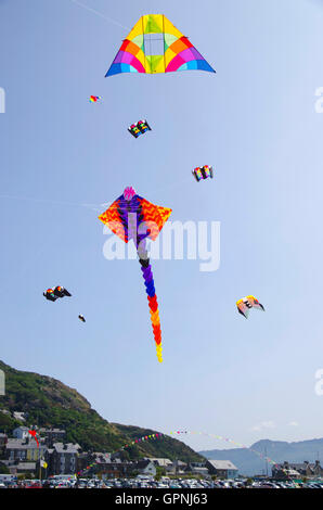 Barmouth Kite Festival North Wales Banque D'Images