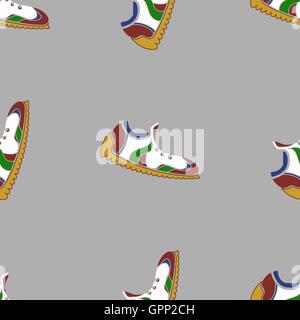 Chaussures Ranning Modèle transparent Illustration de Vecteur