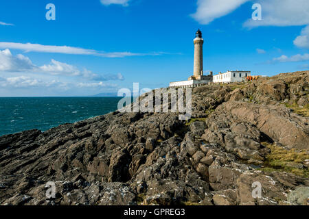 Le 38 Point Lighthouse, Ecosse, Royaume-Uni. Construit en 1849 et conçu par Alan Stevenson, oncle de Robert Louis Stevenson. Banque D'Images