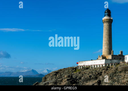 Le 38 Point Lighthouse, Ecosse, Royaume-Uni. Construit en 1849 et conçu par Alan Stevenson, oncle de Robert Louis Stevenson. Banque D'Images